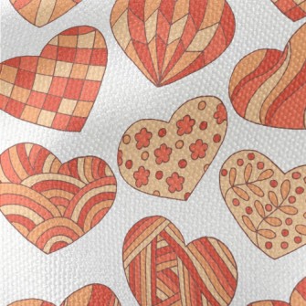 Cute Pattern Love Heart Waterproof Canvas