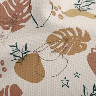 Greek Sculpture And Pottery Athletic Mesh Flat Back