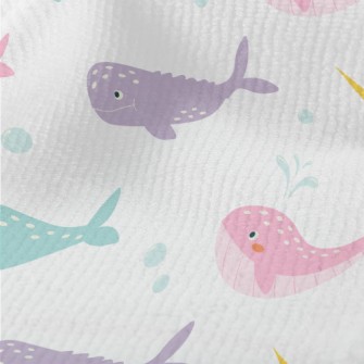 Colorful Whales And Narwhals Terry