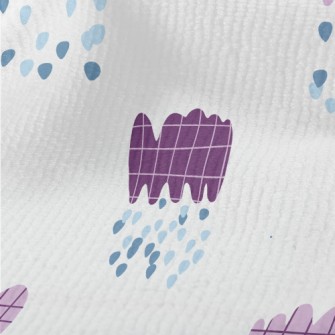 Childlike Checkered Clouds Terry