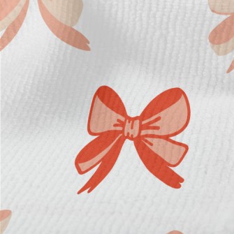 Cartoon Orange Bow Terry