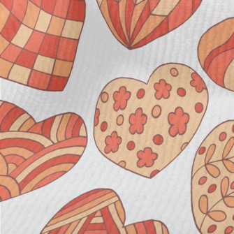 Cute Pattern Love Heart Terry