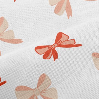 Cartoon Orange Bow Performance Linen