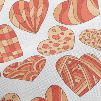 Cute Pattern Love Heart Performance Linen