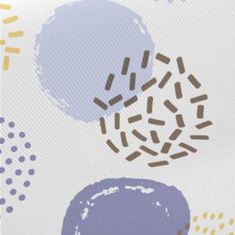 Various Hand-painted Dots Twill