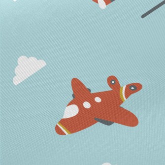 Cartoon Airplane Doodle Twill
