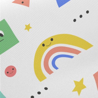 Cute Emoticon Graphics Twill