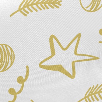 Hand Drawn Christmas Tree Deco Twill