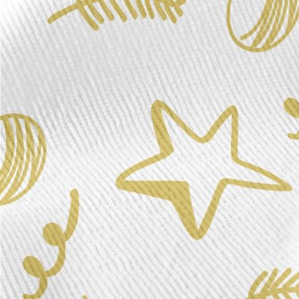 Hand Drawn Christmas Tree Deco Standard Corduroy