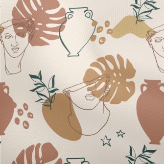 Greek Sculpture And Pottery Dobby