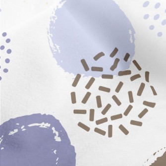 Various Hand-painted Dots Micro Fleece