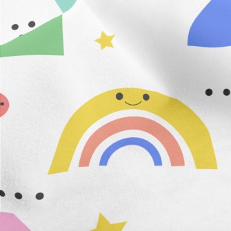 Cute Emoticon Graphics Micro Fleece