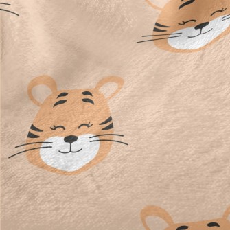 Happy Smiling Tiger Minky