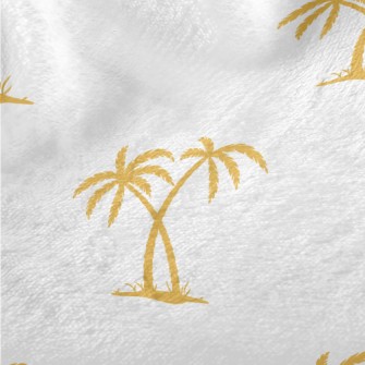 Golden Palm Trees Minky