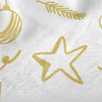 Hand Drawn Christmas Tree Deco Minky