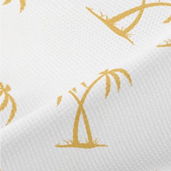 Golden Palm Trees Piqué