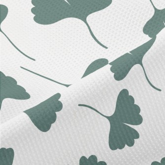 Simple Tones Of Leaves Piqué
