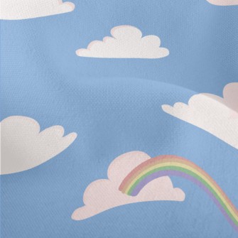 Blue Sky, White Clouds And Rai Lightweight Performance Linen