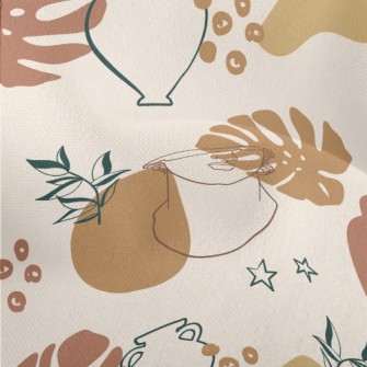 Greek Sculpture And Pottery Lightweight Performance Linen