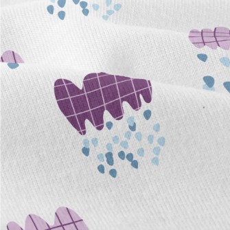 Childlike Checkered Clouds Modern Jersey