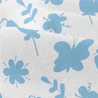 Blue Garden Silhouette Modern Jersey