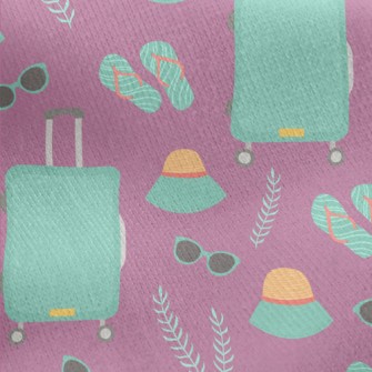 Summer Vacation Gear Jersey Backed Fleece