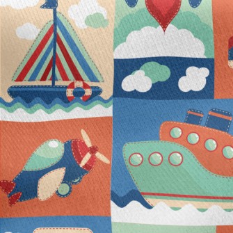 Colored Transport Jersey Backed Fleece