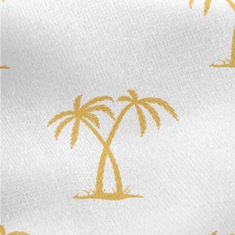 Golden Palm Trees Jersey Backed Fleece