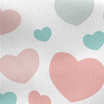 Valentine's Day Colorful L Jersey Backed Fleece