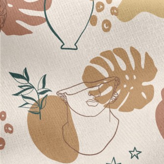 Greek Sculpture And Pottery Jersey Backed Fleece