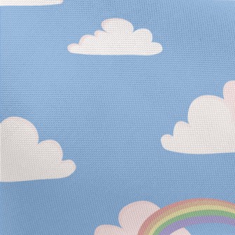 Blue Sky, White Clouds And Rai Pongee