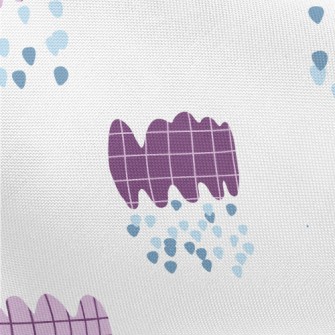 Childlike Checkered Clouds Pongee