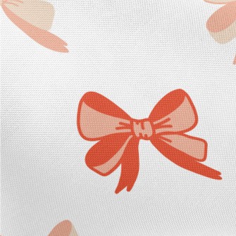 Cartoon Orange Bow Pongee