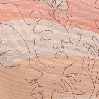 One Stroke Portrait Pongee