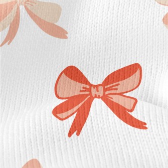 Cartoon Orange Bow Stretch Jersey