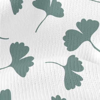 Simple Tones Of Leaves Stretch Jersey