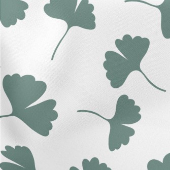 Simple Tones Of Leaves Lightweight Cotton Poplin