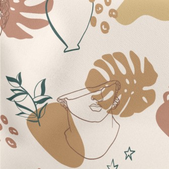 Greek Sculpture And Pottery Lightweight Cotton Poplin