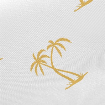 Golden Palm Trees Midweight Cotton Poplin