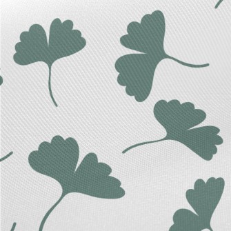 Simple Tones Of Leaves Midweight Cotton Poplin