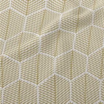 Abstract Hexagonal Pattern Birdseye Piqué