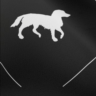 Diamond Puppy Silhouette Chiffon