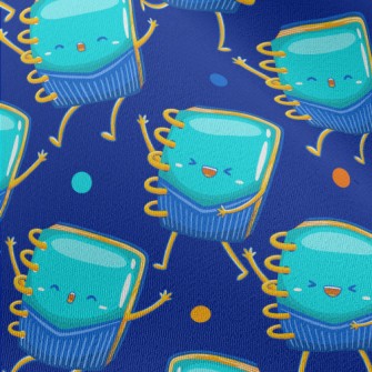 Lively Blue Notebook Chiffon