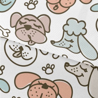 Funny Hand Drawn Puppy Waterproof Oxford