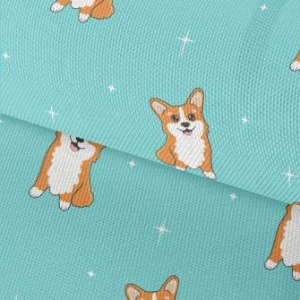 Cartoon Corgi Waterproof Oxford