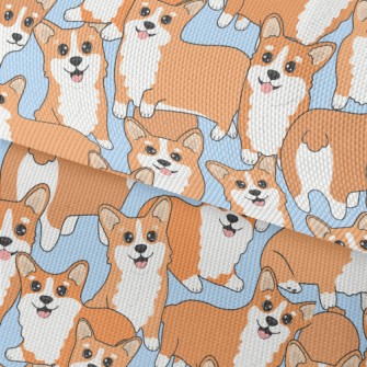 Cute Cartoon Corgi Waterproof Oxford