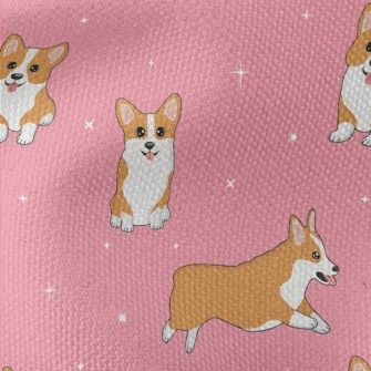 Cute Corgi At The Event Waterproof Canvas