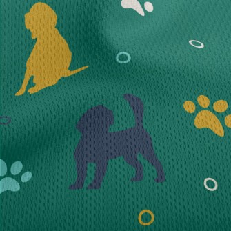 Pet Puppy Training Athletic Mesh Flat Back
