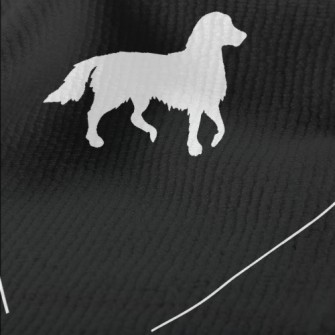 Diamond Puppy Silhouette Terry