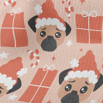 Sad Christmas Pug Terry